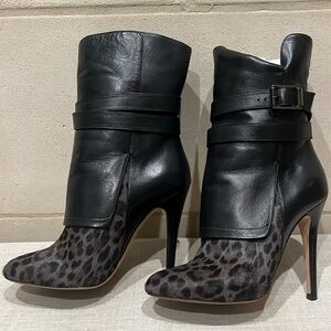 Jimmy Choo Leopard Print Heels - Size 38